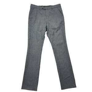 Dior Pants 56 Large Mens Gray Wool Dress Straight Tailored Designer Italy Made